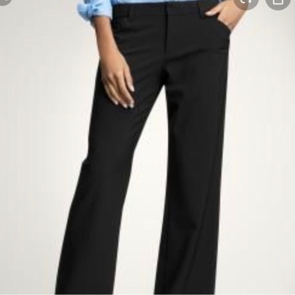 Gap Black Wide Leg Trouser Pants - Picture 1 of 8